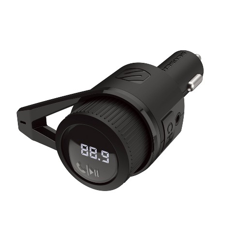 Figuur Revolutionair Verkeersopstopping Scosche Bluetooth Fm Transmitter (2.4a/12w 2-port Usb-a) - Black : Target