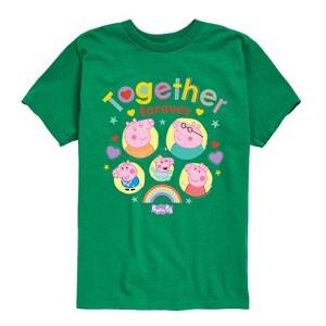 Boys' - Peppa Pig - Together Forever Short Sleeve Graphic T-Shirt - 1 of 4