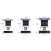 Vynxaria Folding Tables - Portable Aluminum Table with Large Storage and Carry Bag, Small Size in Black - 3 of 4