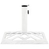 vidaXL Umbrella Base White 17.3"x17.3"x12.2" Cast Iron - 3 of 4