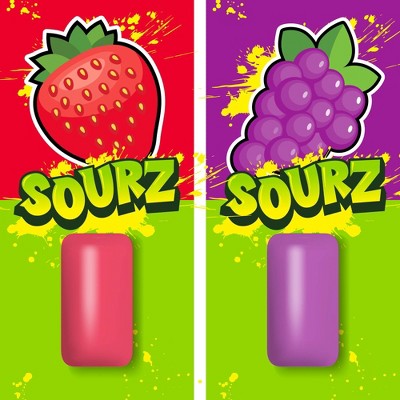 PUR Jumbo Gum Sourz Strawberry & Grape Flavor - 2.92oz
