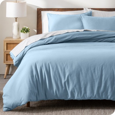 Cotton Flannel Duvet Cover & Sham Set by Bare Home