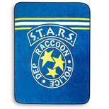 Just Funky Resident Evil S.T.A.R.S. Raccoon Police Department Fleece Throw Blanket