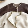MyKids-USA Baby Solid Color Vintage Style Fleece Jumpsuits - 3 of 4
