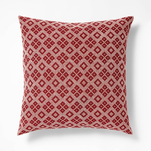 Oversized red pillows hotsell