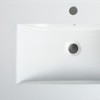 Dolonm 36 Inch Bathroom Ceramic Sink Basin, White - 3 of 4