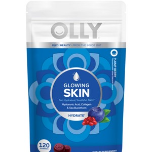 OLLY Glowing Skin Multivitamin Gummies - 120ct - 1 of 4