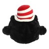 Aurora Small Cat In The Hat Ball Dr. Seuss Whimsical Stuffed Animal Black 8" - 4 of 4
