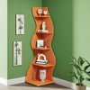 KTMBDW 5 Tier Bookshelf, Bookcase with Open Storage, Modern Tall Bookshelves Organizer, Floor Standing Book Shelf for Bedroom, Living Room,Home Office - 3 of 4