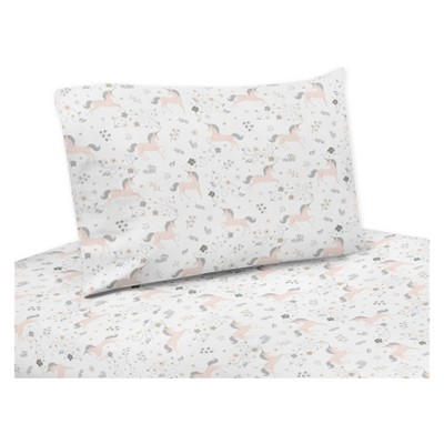 unicorn sheet set twin