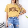 Simply Sage Market Women's Varsity Football Vibes Short Sleeve Garment Dyed Tee - 2 of 4