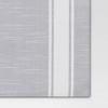 Cotton Striped Placemat Gray - Threshold™: Rectangle, 100% Cotton, OEKO-TEX Certified, 19"x14", Autumn Dining Decor - image 3 of 3