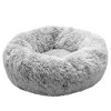 FurHaven Calming Cuddler Long Fur Donut Dog Bed - 2 of 4