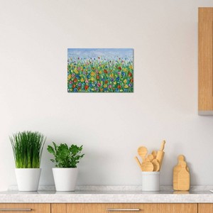 iCanvas Colorful Flower Field by Olga Tkachyk Canvas Print Wall Art - 1 of 3