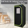LOVMOR Portable Gothic Roof Plus Type Full Size Steam Sauna tent with Foldable Chair, Remote Control, Spa, Therapy & Relaxation at home - 4 of 4