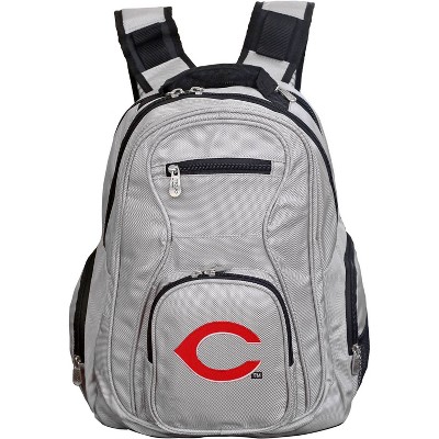  MLB Cincinnati Reds Gray Laptop Backpack 