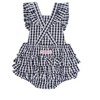 RuffleButts Baby Girls Flutter Overall Romper - 2 of 4