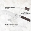 imarku Damascus Chef Knife, Sharp Kitchen Santoku Knife 7 Inch, Powder Steel Forged Japanese Cooking Knife for Collection, Chopping Meat Vegetable - 2 of 4