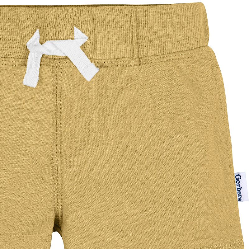 Gerber Baby and Toddler Boys' Knit Short -  3-Pack, 5 of 8