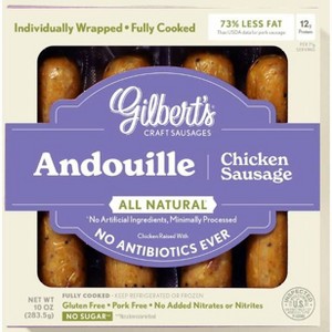 Gilbert's Andouille Sausage - 12oz/4ct - 1 of 4