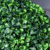 Syemin Artificial Plants Artificial Boxwood Topiary Ball Tree Fake Decorative Plant Nursery Pot for Home or Garden, Green, 13.75"*13.75"*24.75" - 3 of 4