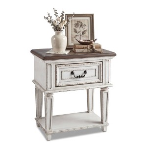 Realyn One Drawer Nightstand Chipped - Signature Design by Ashley