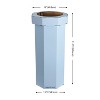 happimess Fleur 25-Gallon Traditional Classic Disposable Corrugated Cardboard Event Trash Can and Recycling Bin - 4 of 4