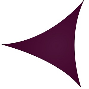 iMountek"Triangle Shade Sail Canopy for Patio, Playground, Camping & Outdoor Sunscreen Shelter"BlueOrange&Purple - 1 of 4