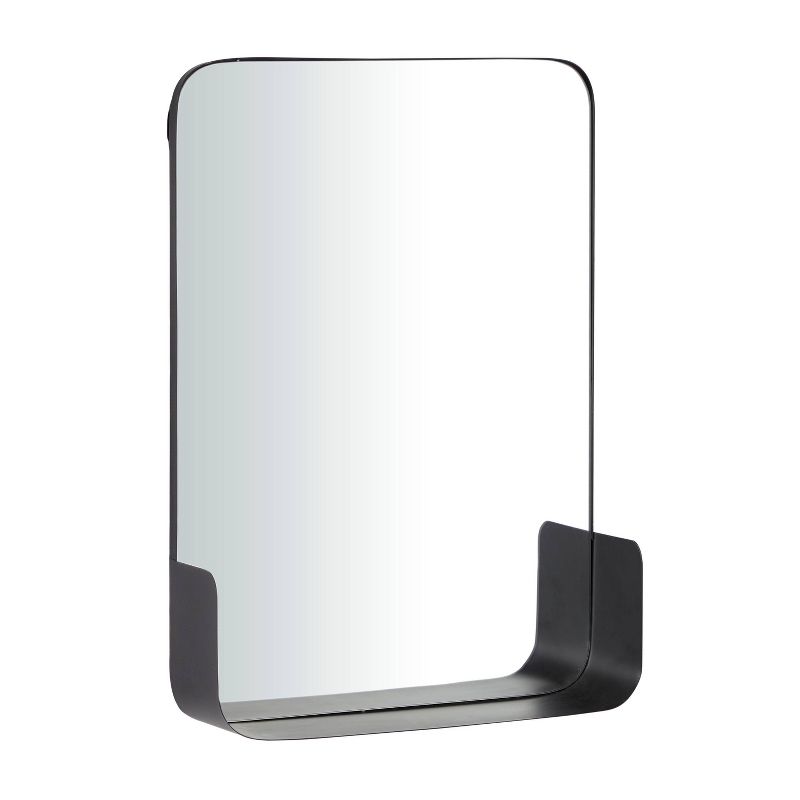 Metal 1 Shelf Wall Mirror - CosmoLiving by Cosmopolitan, 2 of 6