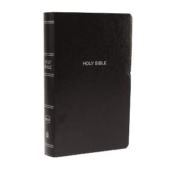 NKJV, Gift and Award Bible, Leather-Look, Black, Red Letter Edition - by  Thomas Nelson (Paperback)