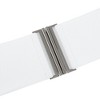 INSPIRE CHIC Women's Metal Interlock Buckle Stretchy Fashion Vintage Elastic Waist Belts 1 Pc - 2 of 4