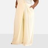 Rebdolls Women's Alia Linen Wrap Overlay Wide Leg Jumpsuit - 4 of 4