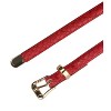 Allegra K Women's Skinny Embossed Faux Leather Alloy Pin Buckle Jeans Dresses Pants Belt - 2 of 4