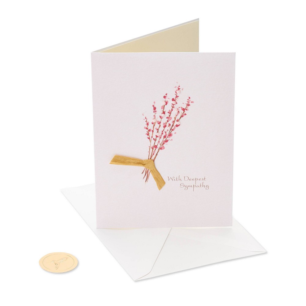 Photos - Envelope / Postcard Bouquet Card Pink - PAPYRUS