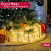 Joyfy 3Packs Christmas Gift Box Lights, Present Boxes Yard Light Decorations with 60/100 LEDs for Christmas Eve Night Indoor Decorations - 2 of 4