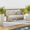 Nathan James Jagger Outdoor Loveseat Cream - 2 of 4