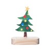 Transpac Acrylic 7.87 in. Multicolor Christmas Tree Shaped Table Sign - 4 of 4