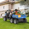 24V Electric Child Ride-On Dumper, 2-Seater 6-Wheel RC Vehicle, ASTM Approved Child Ride-On Toy Vehicle w/ Parental Controls & Music - 3 of 4