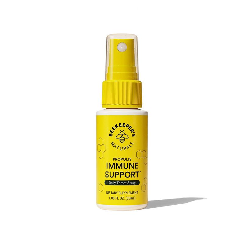 Beekeeper&#39;s Naturals Propolis Immune Support Throat Spray - 1.06 fl oz, 1 of 8