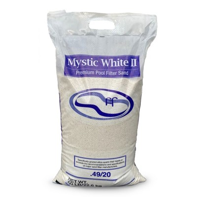 U.s. Silica Mystic White Ii Pool Filter Sand, Premium Silica For Pool ...
