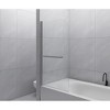 VYNXARIA 31"*55" Bathtub Screen Framless Shower Door Tempered Glass Shower Panel - 4 of 4