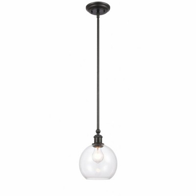 Concord - 1 Light Mini Pendant In Industrial Style-10 Inches Tall and 8 Inches Wide