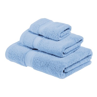 BLUENILEMILLS Premium Towel Collection, Egyptian Cotton Towels for Shower  and Bathroom Assorted 6-Piece Face Towel Set, 13 x 13, Red by Blue Nile