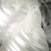 8"H & 5.25"H Sullivans Christmas Cream Ridged Ornament Set of 2  Cream - 2 of 2