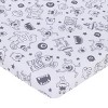 Disney Monsters, Inc. Cutest Little Monster Turquoise, Green, Purple, and Gray, Sully, Mike, and Randall 3 Piece Nursery Mini Crib Bedding Set - 3 of 4