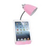 Gooseneck Organizer Desk Lamp with iPad Tablet Stand Book Holder and USB Port - LimeLights - 4 of 4