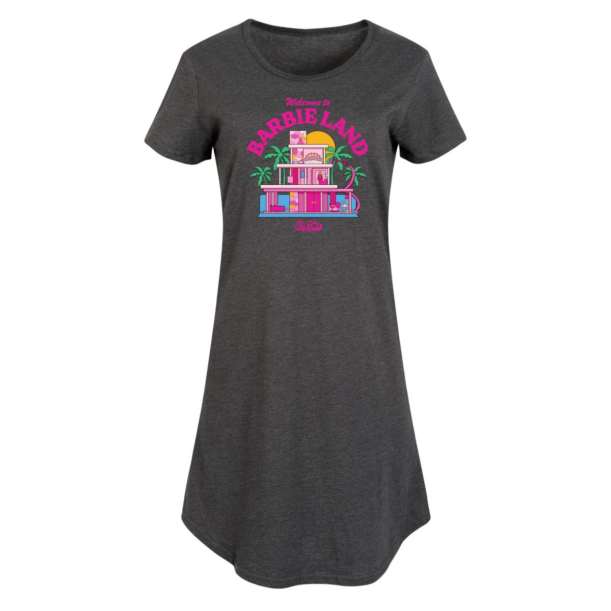 Women's - Barbie - Welcome To Barbie Land Graphic T-shirt Dress