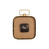 Rounded Corner Brass Tabletop Clock with Handle and Glass by Foreside Home & Garden - 4 of 4