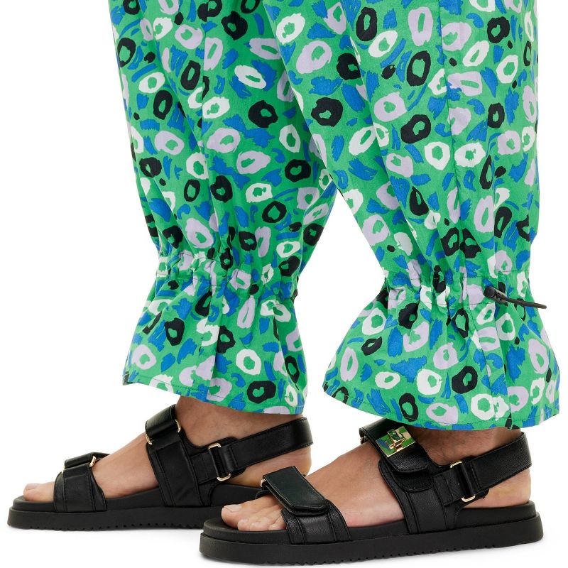 Women's Utility Jazz Dot Green Cargo Pants - DVF for Target, 3 of 10