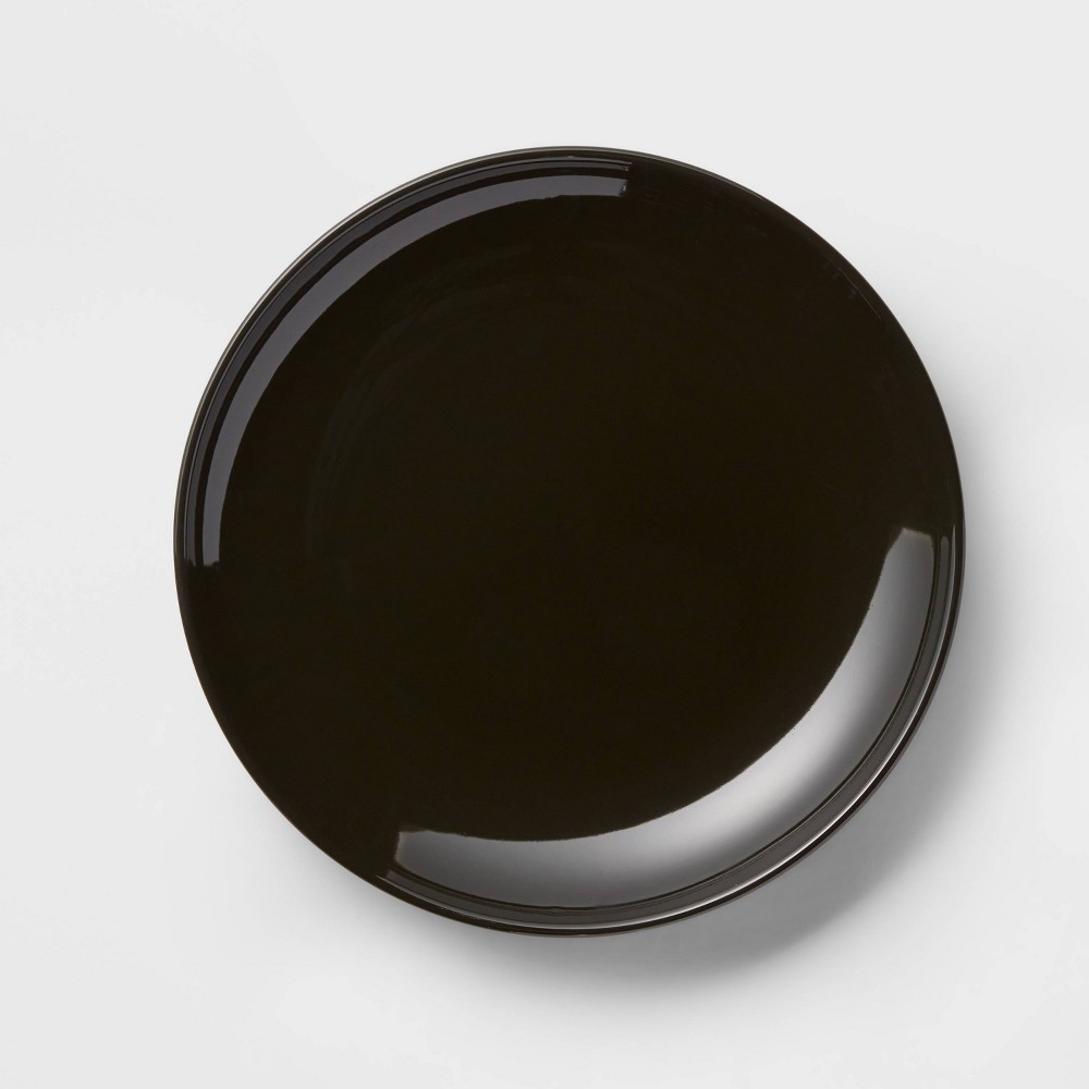 Photos - Other kitchen utensils 10" Stoneware Avesta Dinner Plate Black - Threshold™